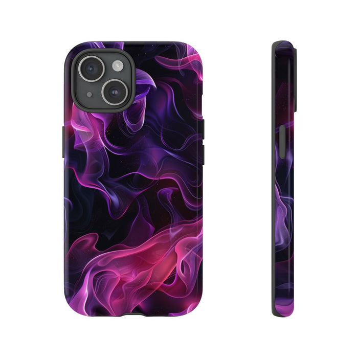 Violette en Roze Abstracte Vlammen