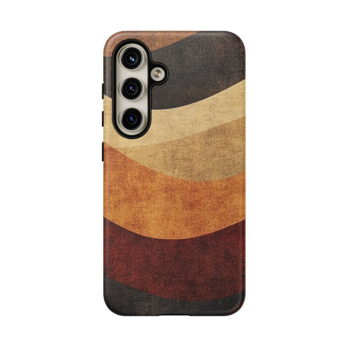 Warme Abstracte Golfpatronen