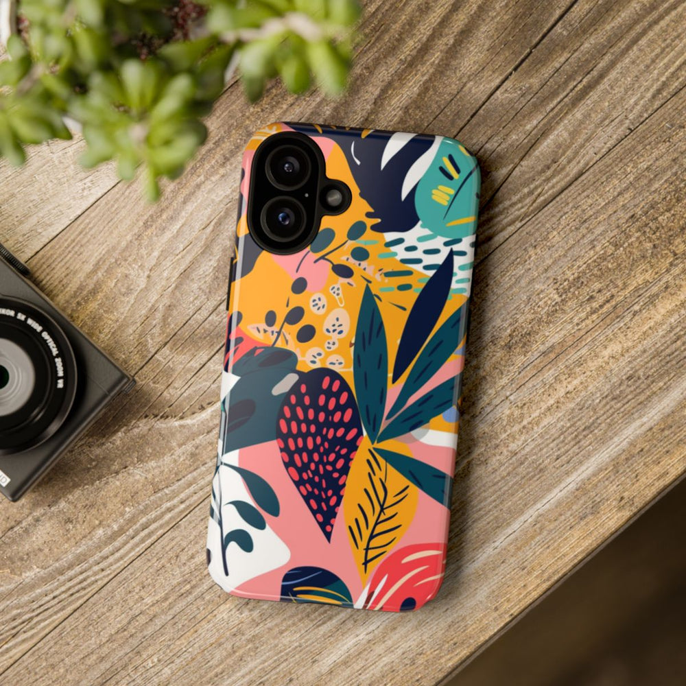 Vrolijk Tropisch Bladerenpatroon