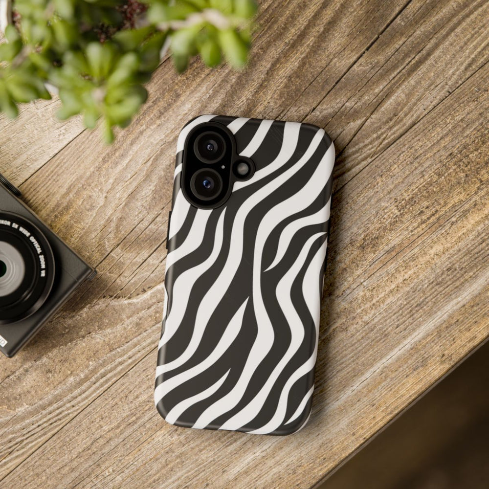 Zwart-Wit Zebra Strepenpatroon
