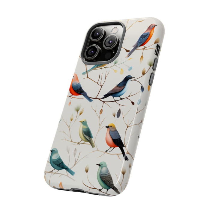 Vrolijke Vogels op Takken Patroon