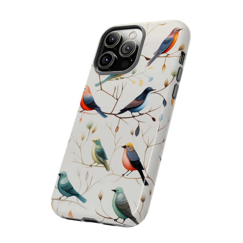 Vrolijke Vogels op Takken Patroon