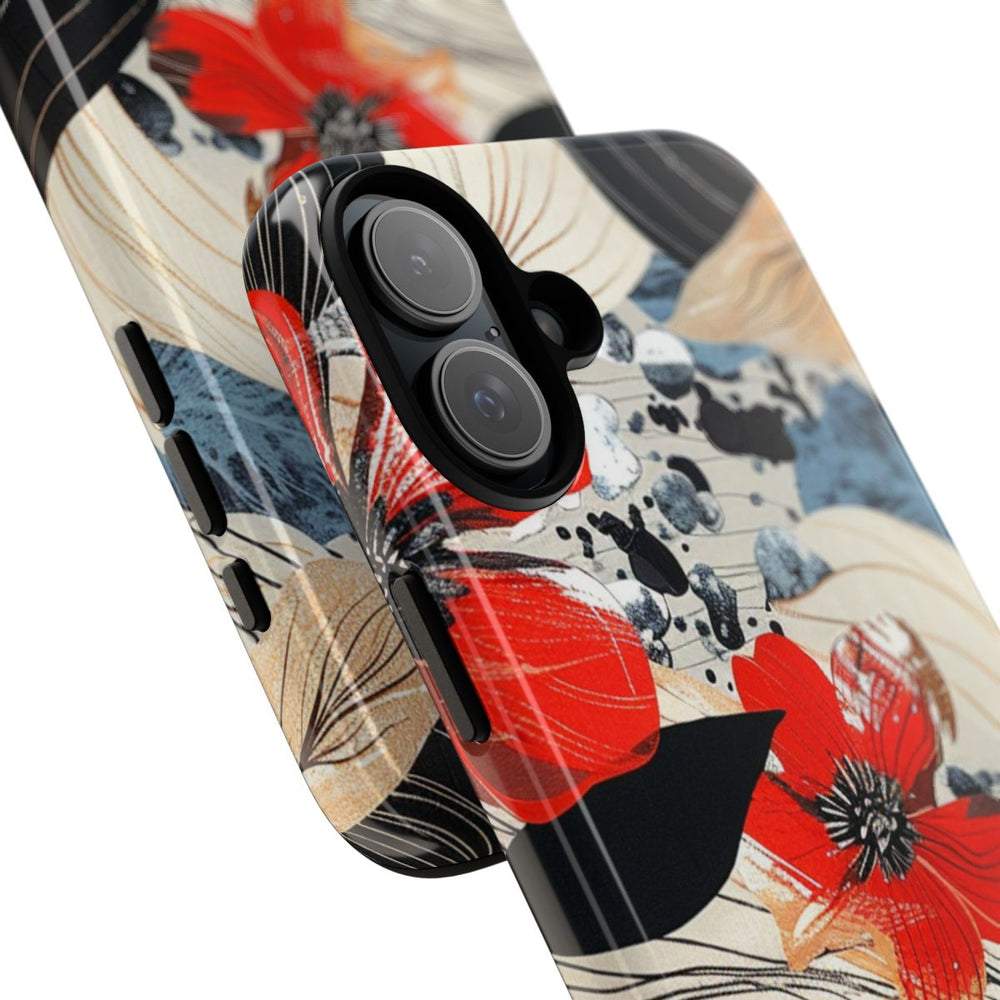 Rood Bloemen Abstract Patroon