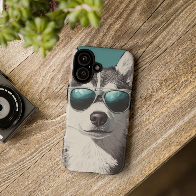 Stoere Husky met Zonnebril