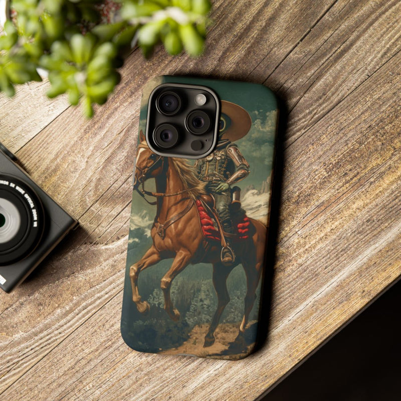 Buitenaardse Cowboy te Paard