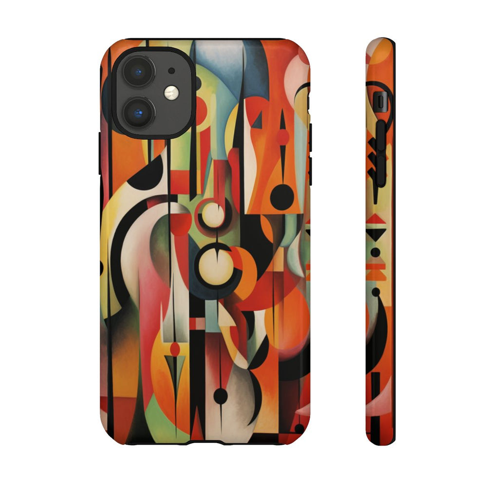 Abstracte Geometrische Vormen in Warme Kleuren