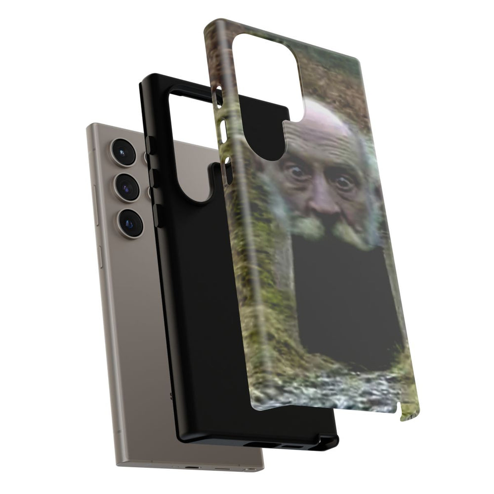 Surrealistische Reuzenhoofd-Toegang in de Natuur