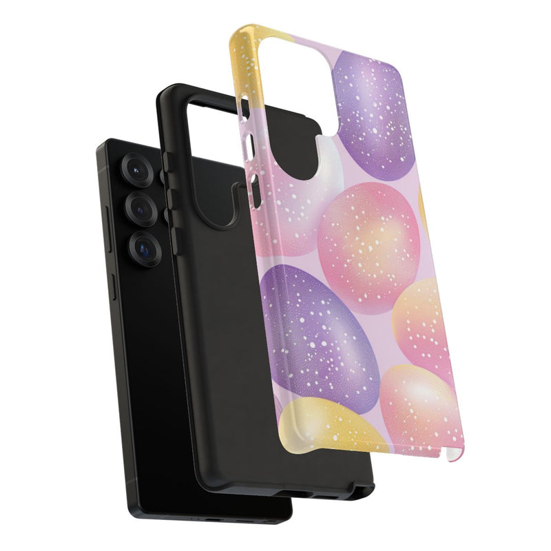Pastelkleurige Glitter Paaseieren Patroon
