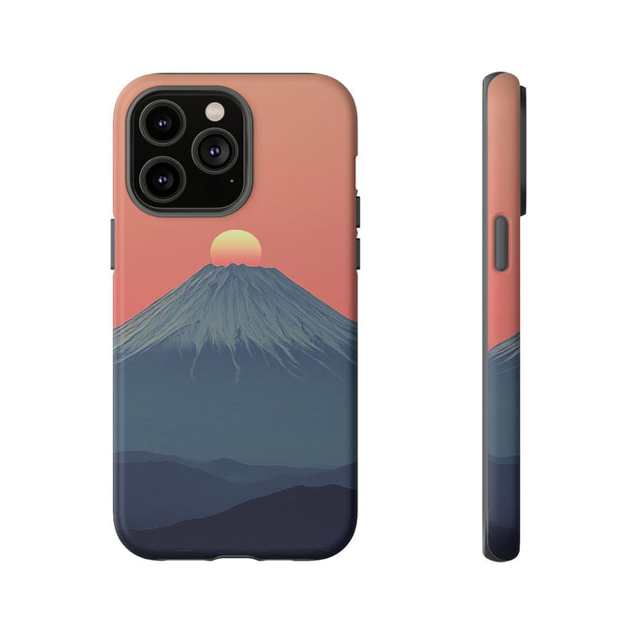 Mount Fuji bij Zonsondergang