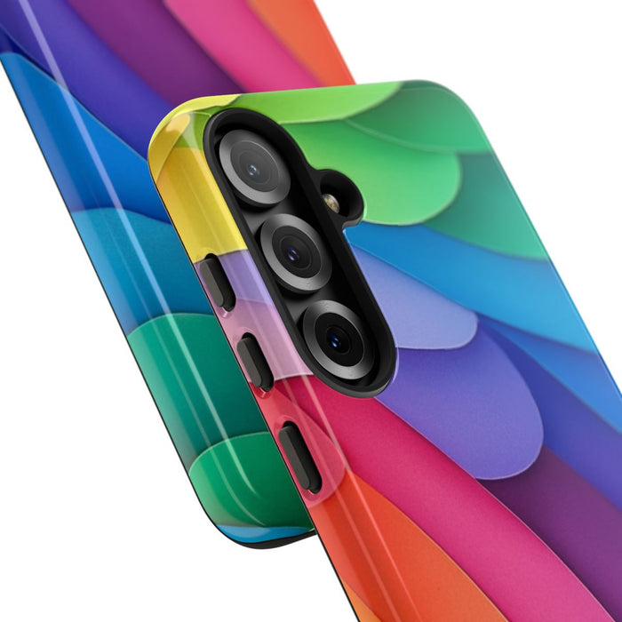 Kleurrijk Gelaagd Regenboogpatroon
