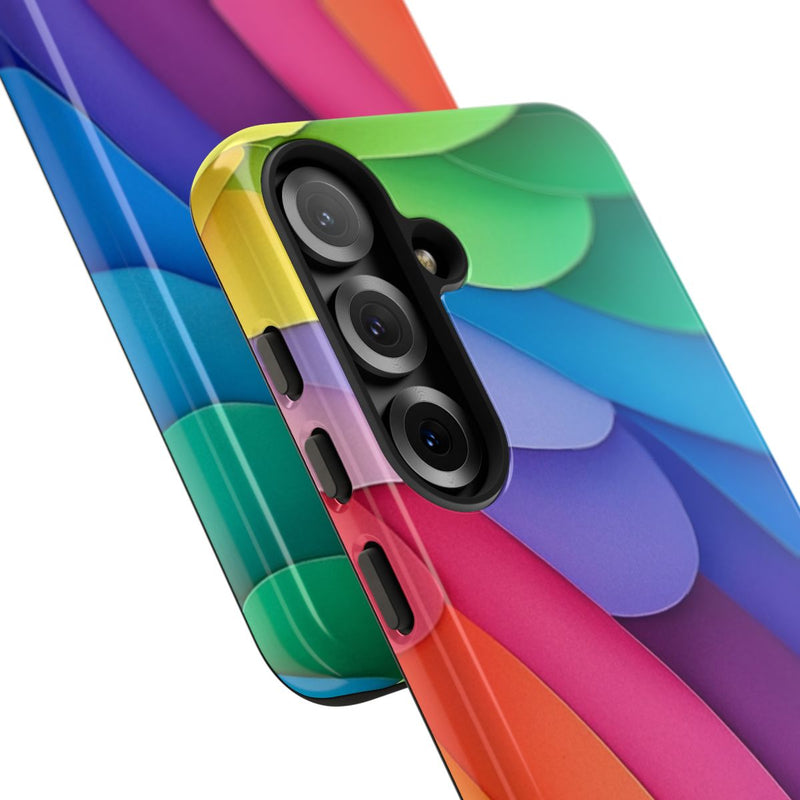 Kleurrijk Gelaagd Regenboogpatroon