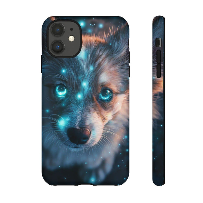 Schattige Puppy met Lichtgevende Ogen