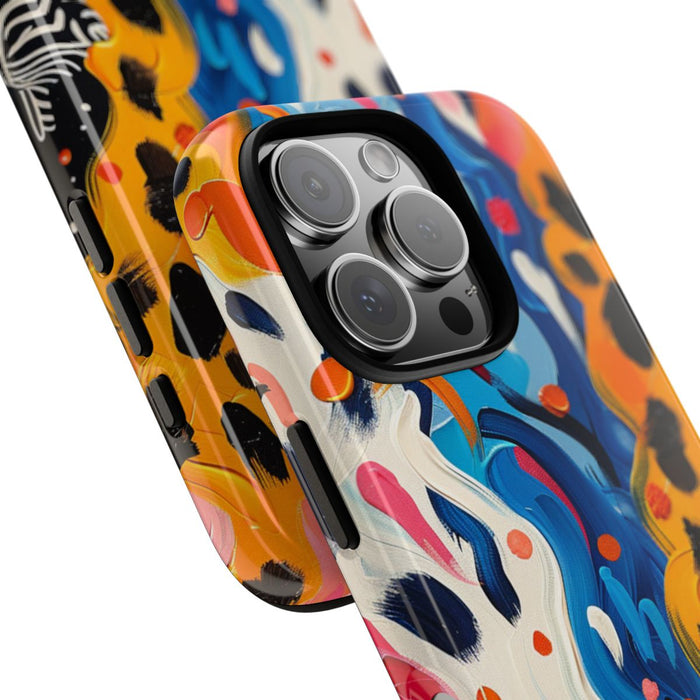 Abstract Kleurrijk Zebra Patroon