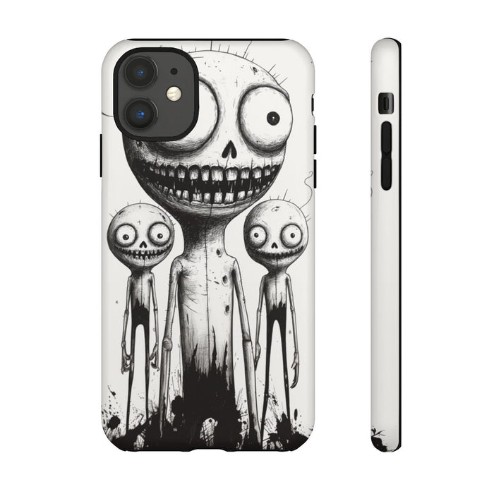 Slanke Griezelige Monsters Lijntekening