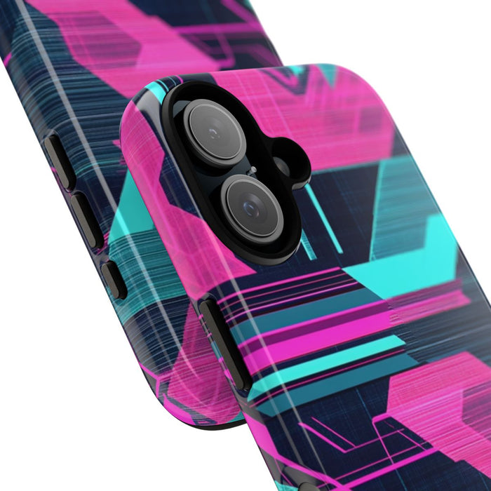 Neon Geometrisch Cyberpunkpatroon