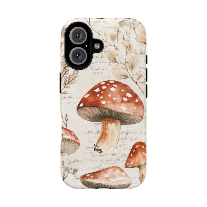 Aquarel Rode Paddenstoelen en Botanische Illustraties