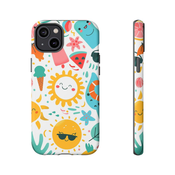 Vrolijke Zomerse Zonnetjes en Traktaties Patroon