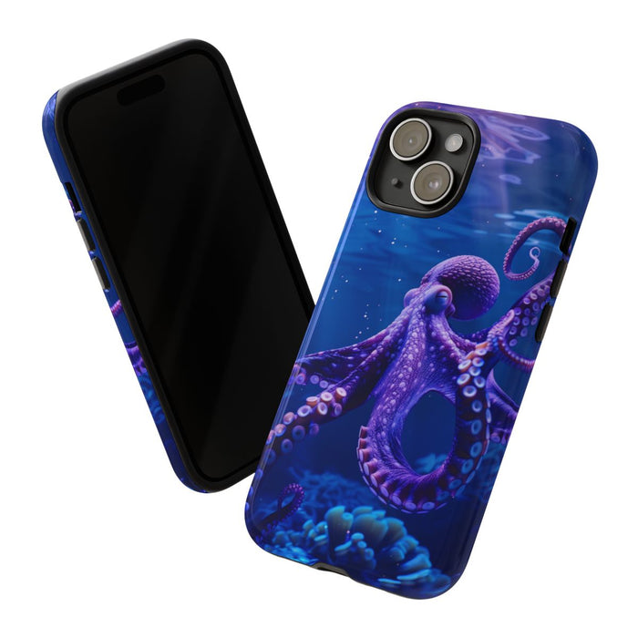 Paarse Octopus Onderwaterlandschap