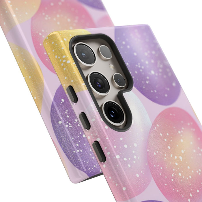 Pastelkleurige Glitter Paaseieren Patroon