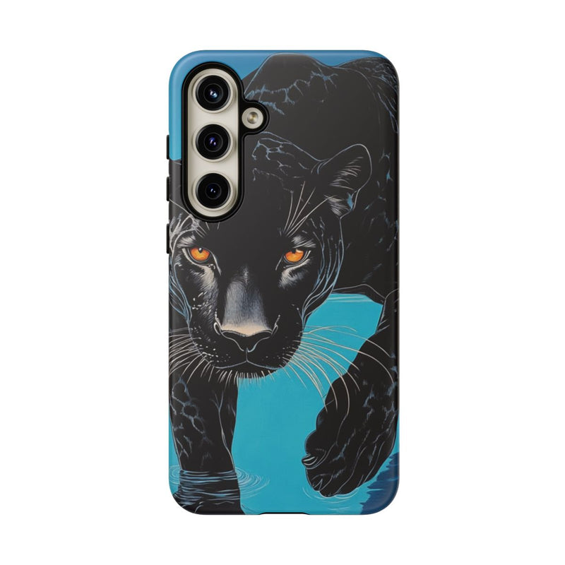 Zwarte Panter bij Zwembad