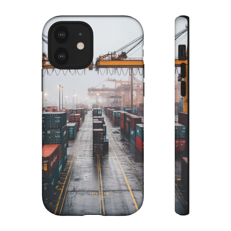 Vrachtcontainers en Krane aan de Haven