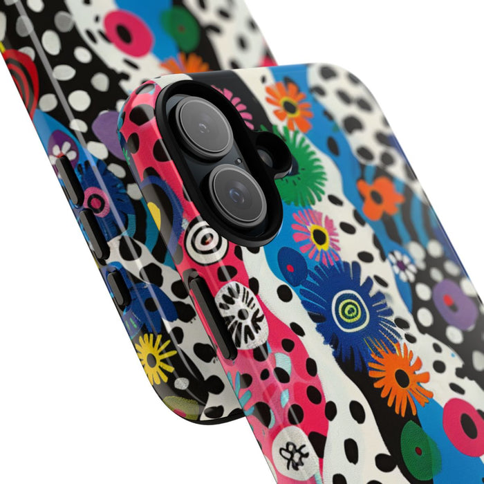 Kleurrijk Abstract Bloemen-Zebra Patroon