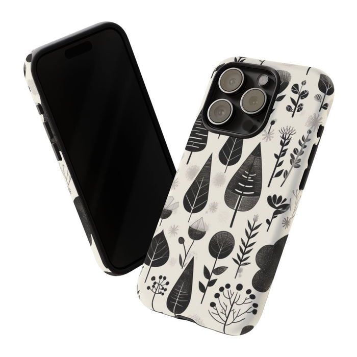 Monochroom Botanisch Patroon
