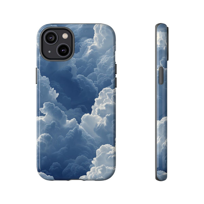 3D Blauw Wolkenpatroon