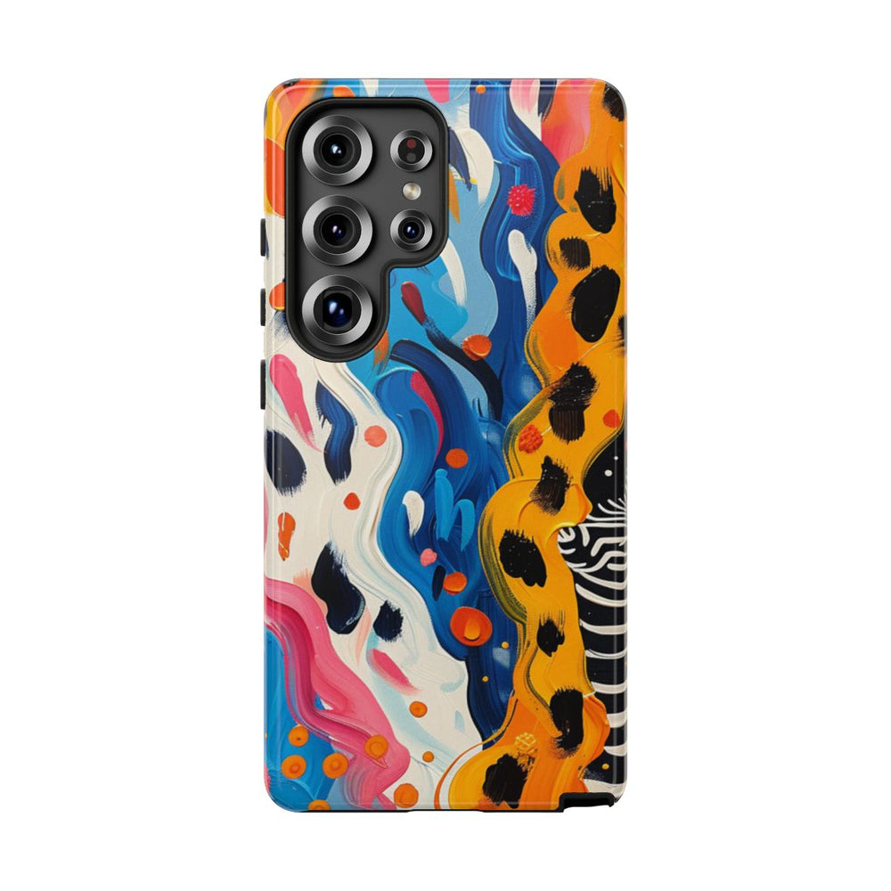 Abstract Kleurrijk Zebra Patroon