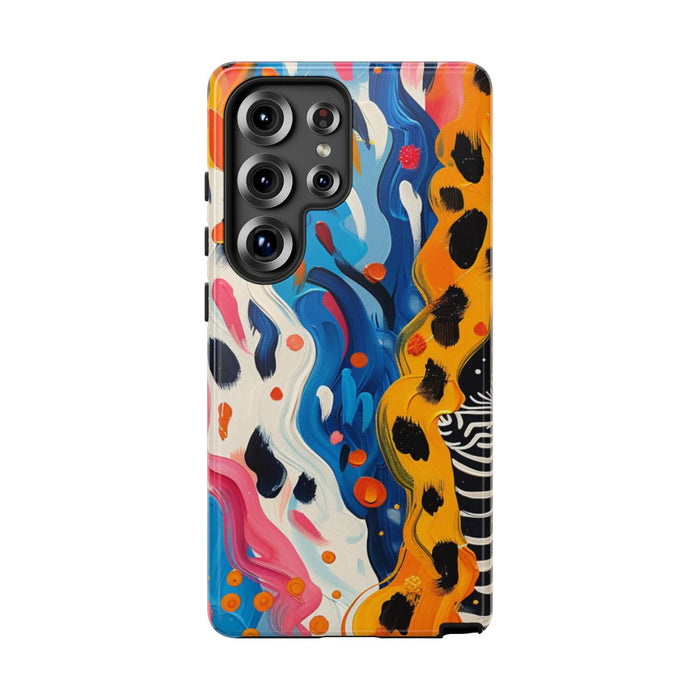 Abstract Kleurrijk Zebra Patroon