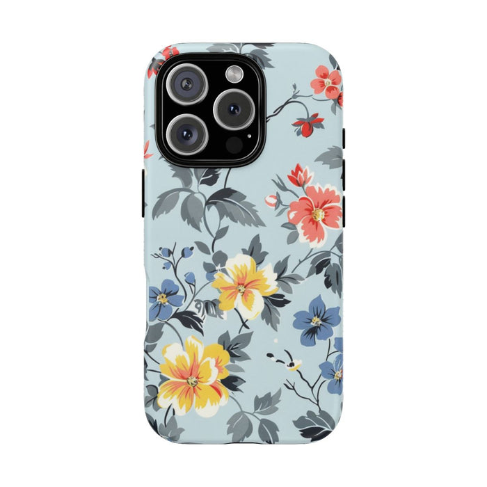 Vintage Bloemenpatroon in Pasteltinten