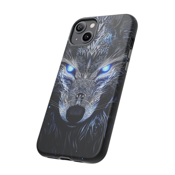 Majestueuze Wolf met Gloeiende Ogen