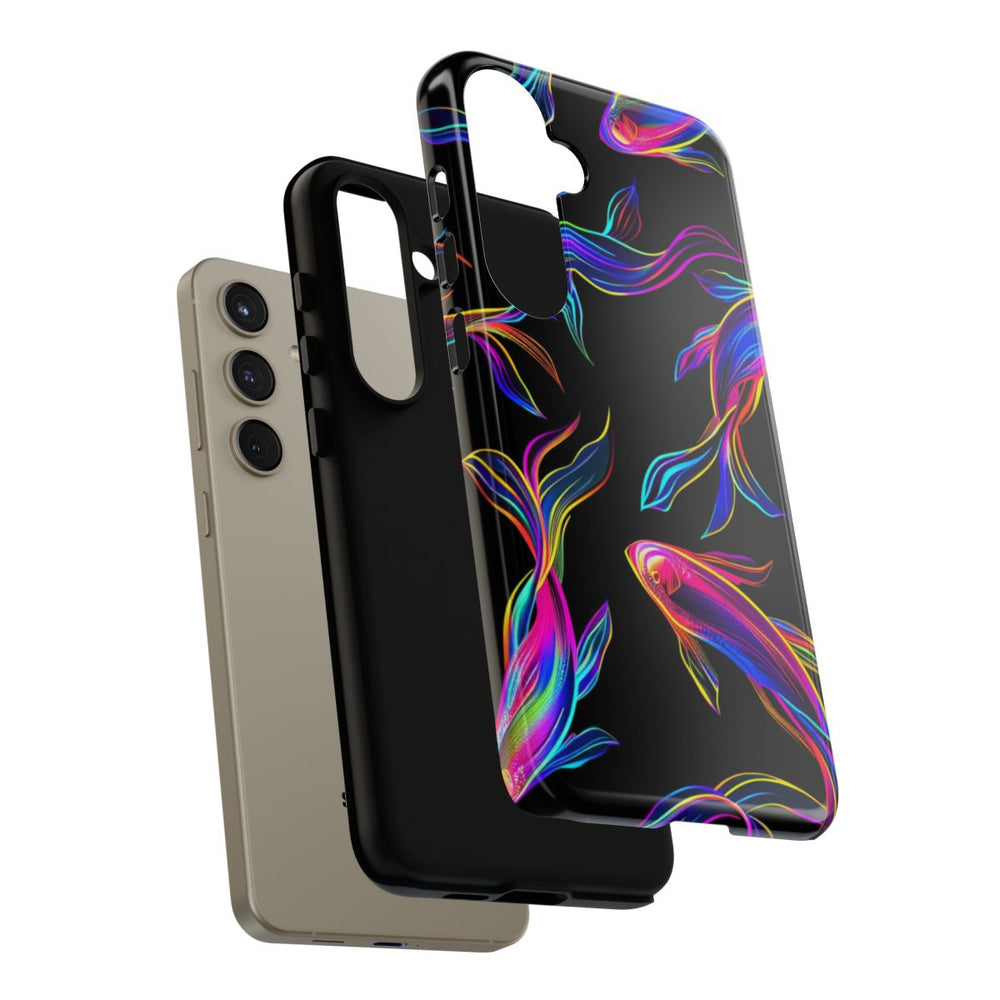 Neonkleurige Vissenpatroon