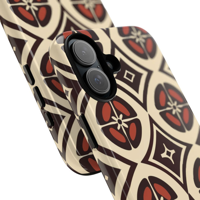 Geometrisch Bruin-Beige Patroon