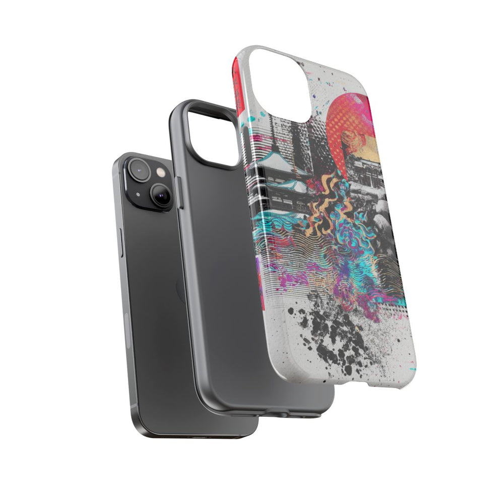 Abstracte Japanse Zen Tuin Collage