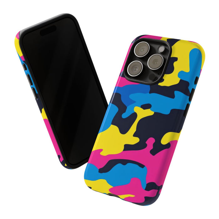 Neon Kleurrijk Camouflagepatroon
