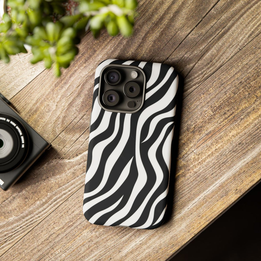 Zwart-Wit Zebra Strepenpatroon