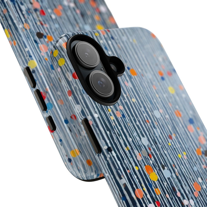 Kleurrijk Abstract Patroon met Dots en Lijnen