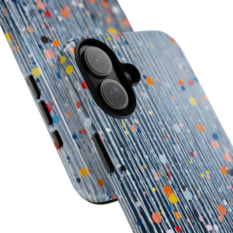 Kleurrijk Abstract Patroon met Dots en Lijnen