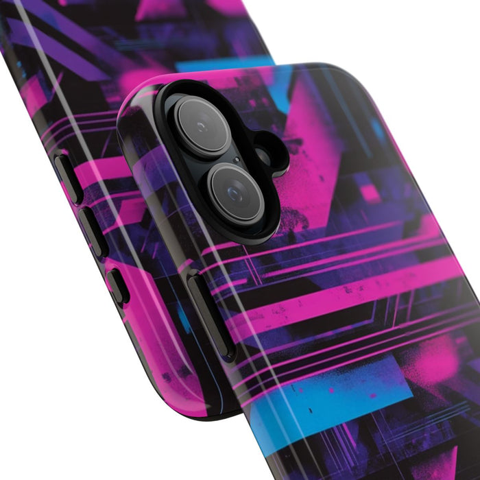 Neon Geometrisch Abstract Patroon