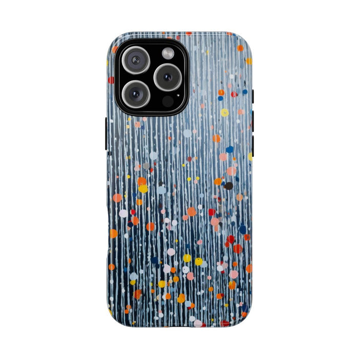 Kleurrijk Abstract Patroon met Dots en Lijnen