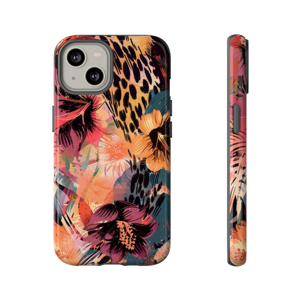 Abstracte Bloemen- en Dierenprint