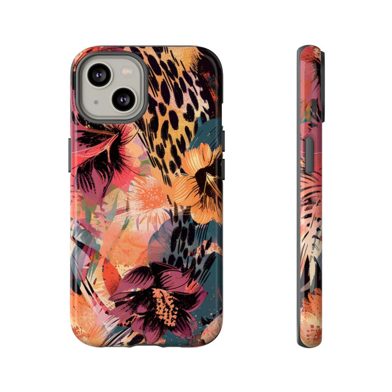 Abstracte Bloemen- en Dierenprint