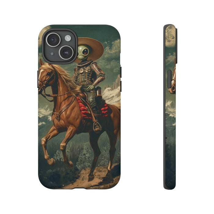 Buitenaardse Cowboy op Paard