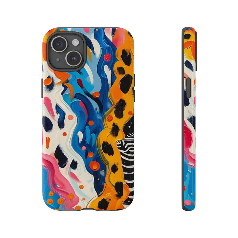 Abstract Kleurrijk Zebra Patroon