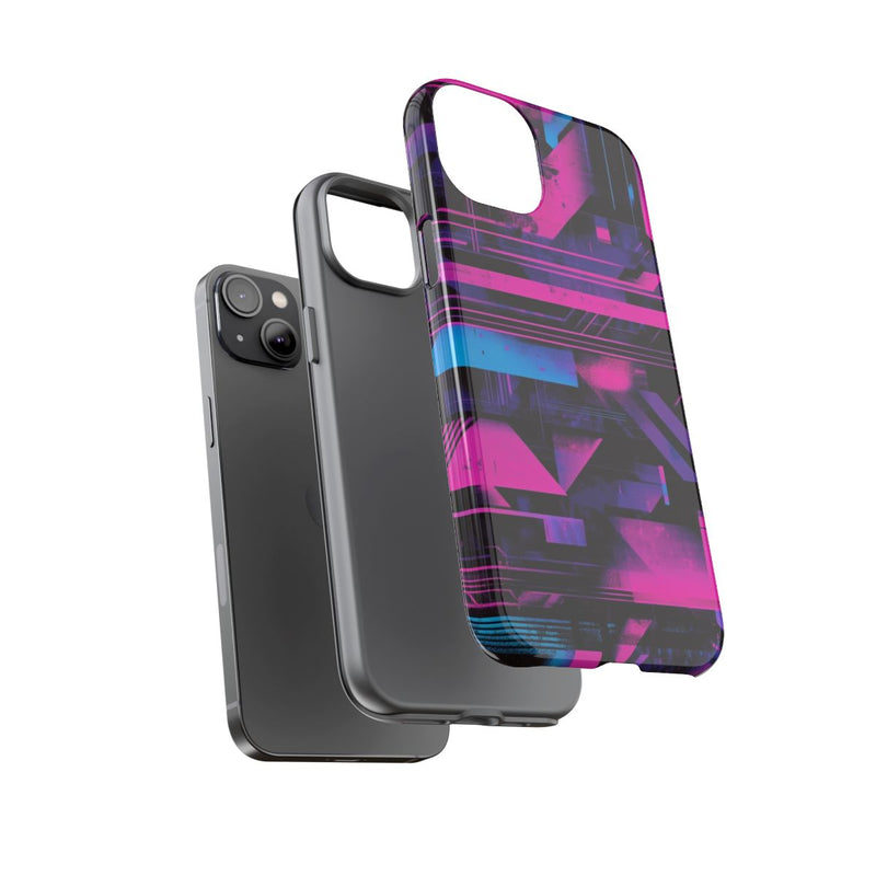 Neon Geometrisch Abstract Patroon