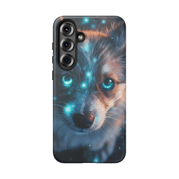 Schattige Puppy met Lichtgevende Ogen