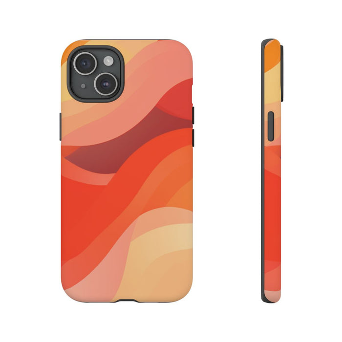 Warme Abstracte Golfpatronen