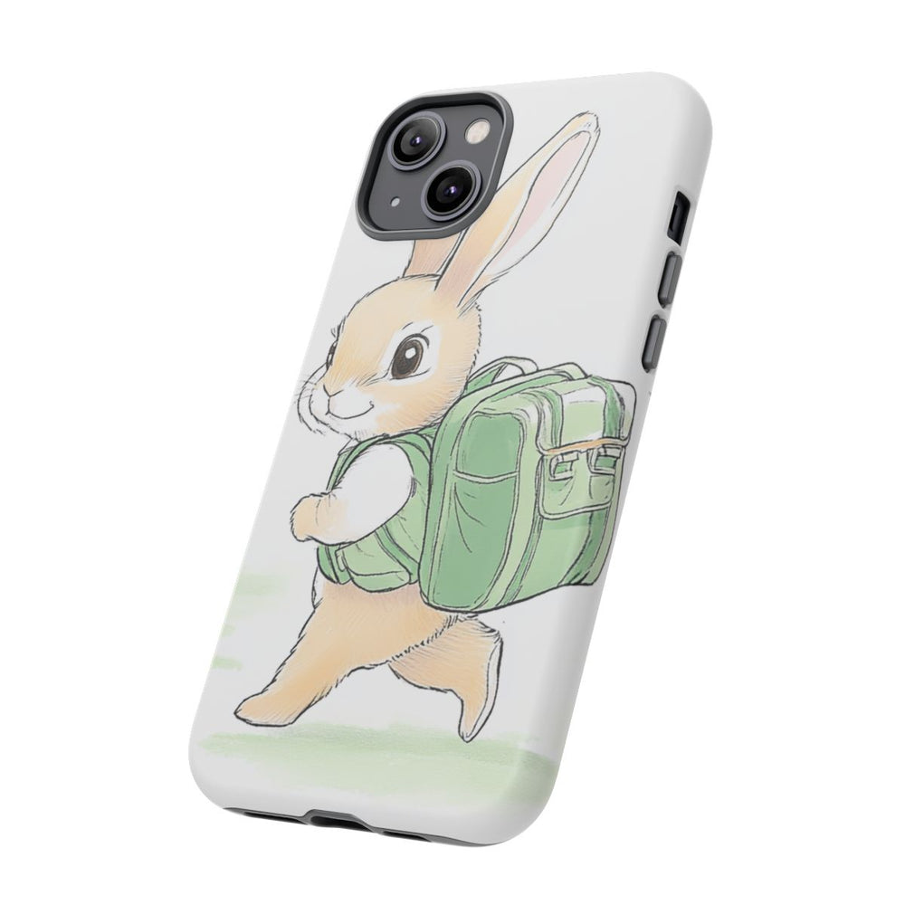 Lief Konijntje met Groene Rugzak