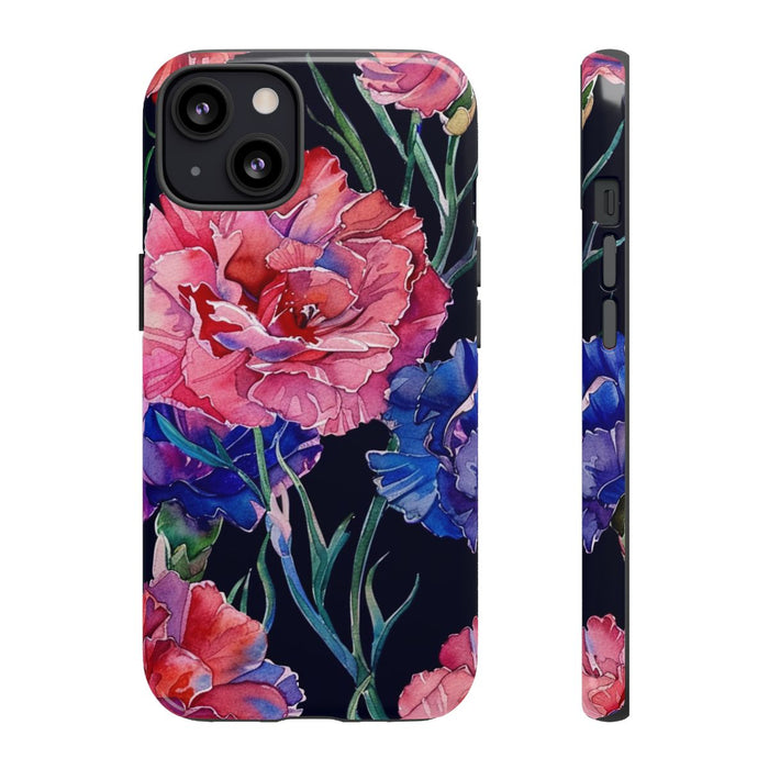Aquarel Anjers Bloemenpatroon
